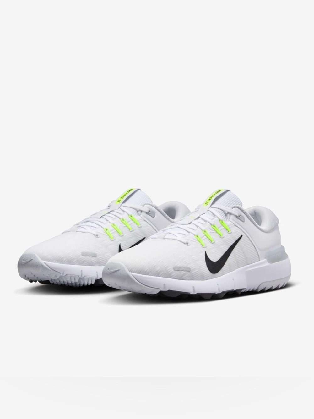 Nike Free Men’s Golf NN Golf Shoes White/Black—10